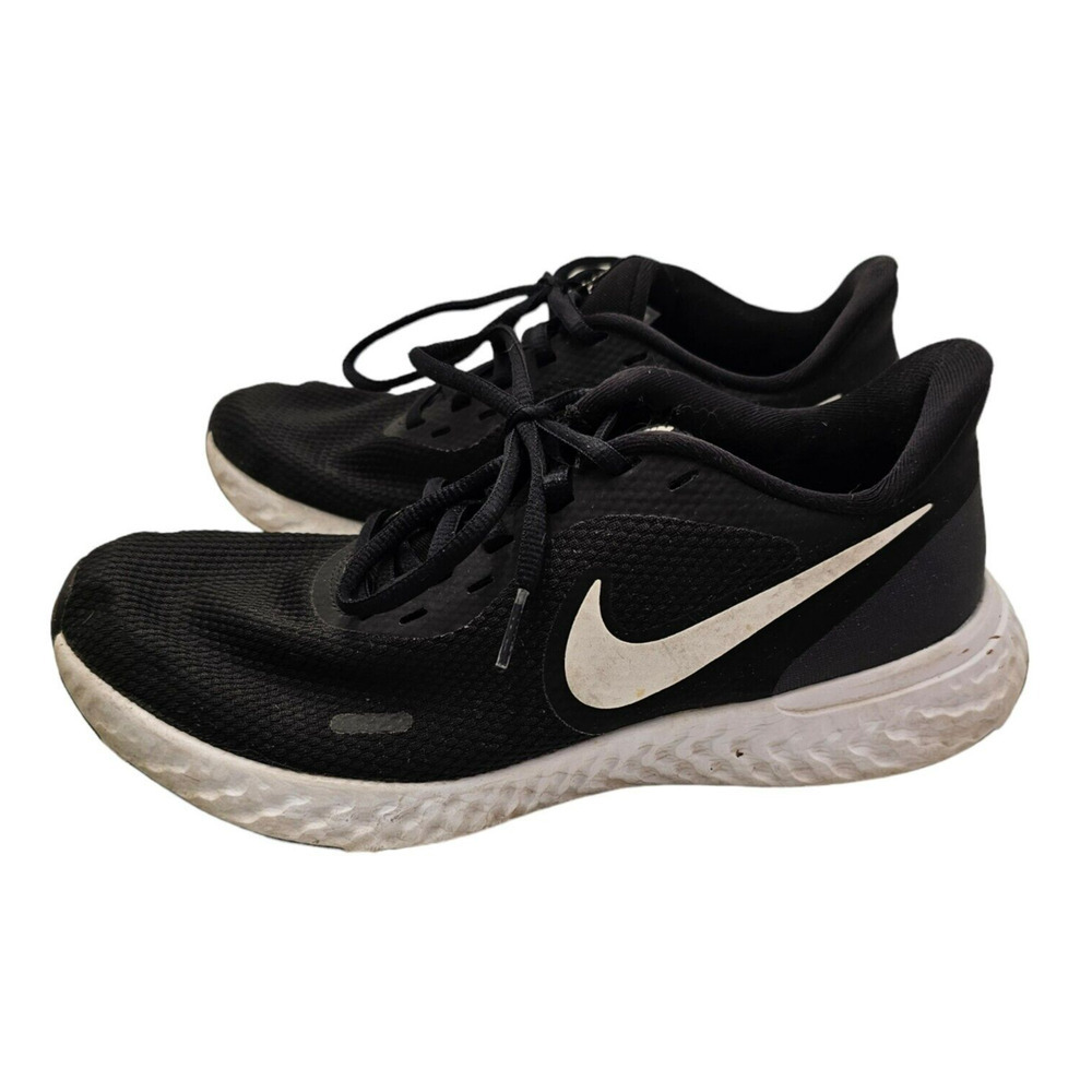 Nike Sneakers Womens Size 9 Revolution 5 BQ6715-002 Black Running Shoes